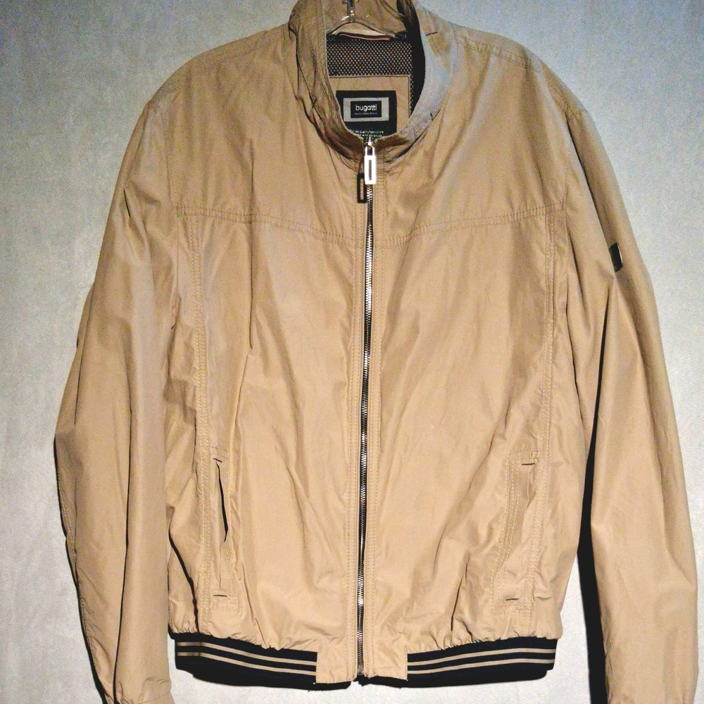 Bugatti Men's Tan Bomber Jacket